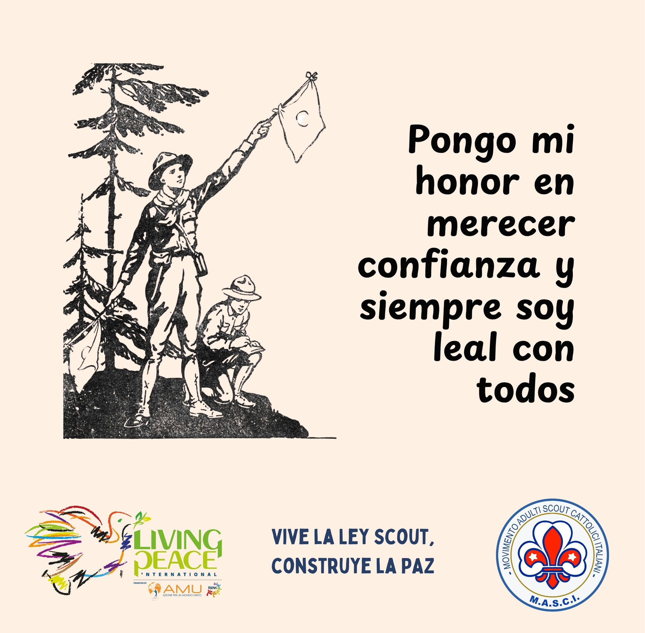 Dado de la Paz de las Guías y los Scouts